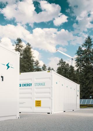 Stockage d'énergie par batterie dans un champ
